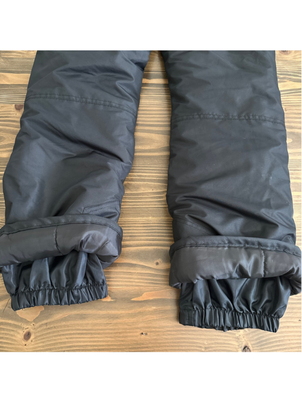 Girls AQ Arctic Quest Snow Bib Overalls Size 16 Black Ski Snow Pants Bibs - Picture 6 of 6